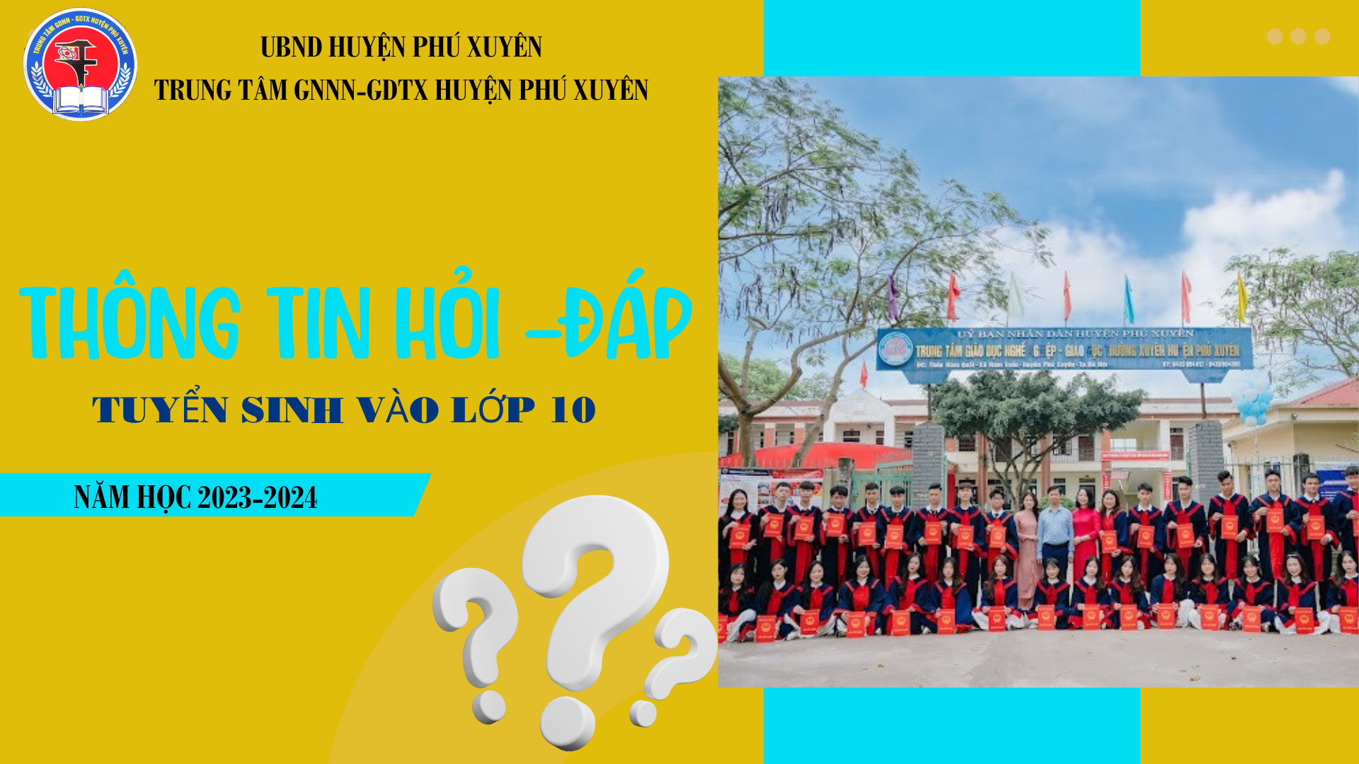THÍ SINH ĐĂNG KÍ VÀO 10 HỎI? - TRUNG TÂM TRẢ LỜI!